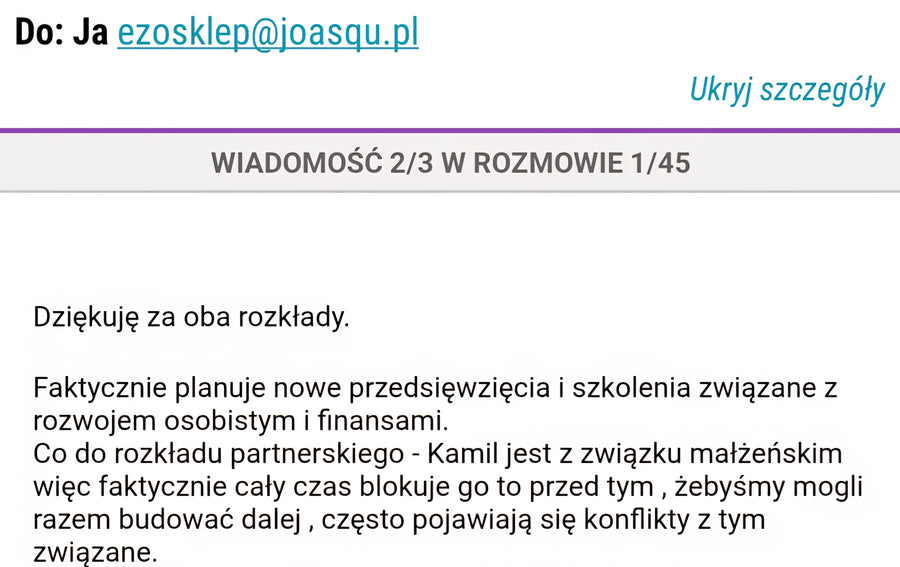 Opinia klientki