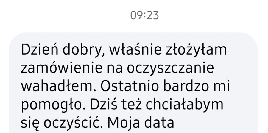 Opinia klientki