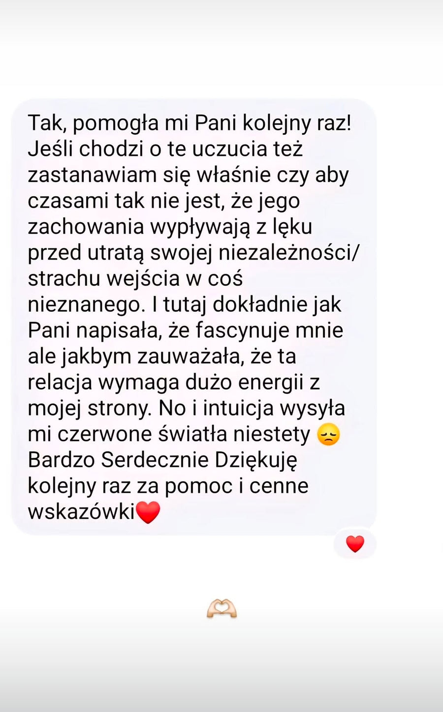 Opinia klientki